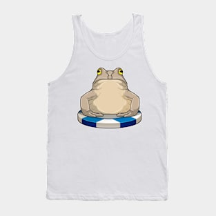 Frog at Poker with Poker chips Tank Top